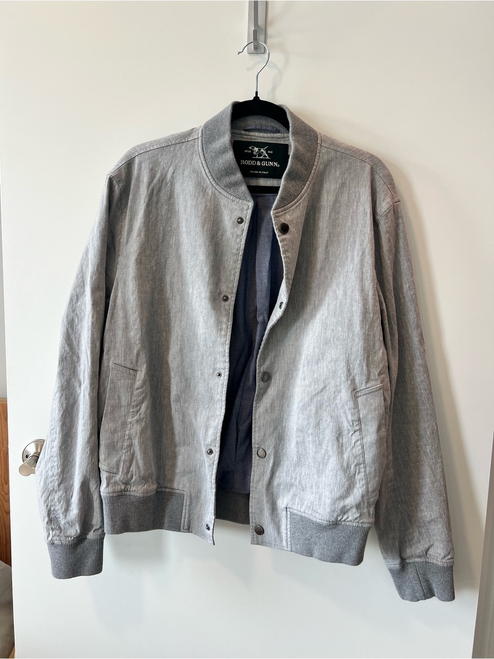 Rodd & Gunn Light Gray Bomber Jacket